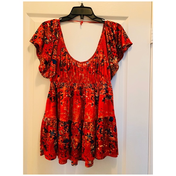 Freepeople Floral Top As Seen On TV - Picture 4 of 4